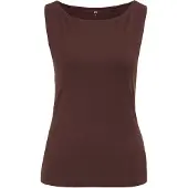 We fashion Top chocoladebruin
