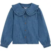 We fashion Blouse blauw denim