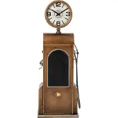 J-Line wandklok - metaal - goud