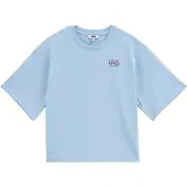 We fashion Shirt lichtblauw / bourgogne