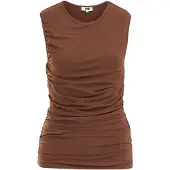We fashion Top roestbruin