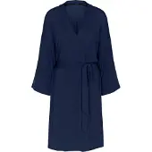 Triumph Badjas kort ' Red Label Amourette ' blauw / nachtblauw