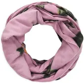 Codello Tunnelsjaal groen / mauve / donkerlila / zwart