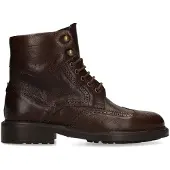 Black Label Bruine leren veterboots | Maat 40