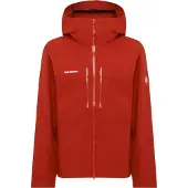Mammut - Ski jassen - Stoney HS Hooded Jacket Men Dark Red voor Unisex - Maat S - Rood