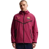 Nike FC Barcelona Tech Woven Windrunner Jack 2026-2027 Rood Geel Zwart