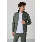 Tommy Life Heren Sweatshirt en Broek Set met Ritskraag
