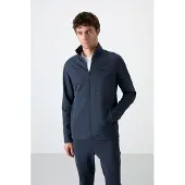 Tommy Life Heren Sweatshirt met Ritskraag en Broekset