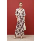 MyFashion Abstracte Print Midi Jurk