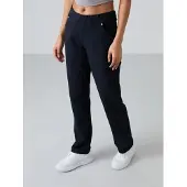 Tommy Life Dames Relaxed Straight-Leg Sweathose