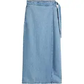 Levi's Denim wikkelrok met kolomlijn voor dames (Blauw)
