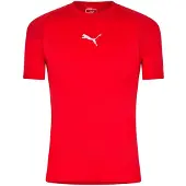 Puma Heren Performance Effen Ronde Hals Athletic T-shirt (Rood)