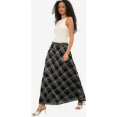 Big Dart Bloemen Hoge Taille Maxi Rok