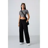 Tommy Life Brede-Pijpen Sweatpants met Trekkoord