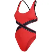 Speedo Dames Cut Out Eénstuk Badhuis (Rood)