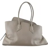THE ATTICO La Passeggiata Medium tas Beige