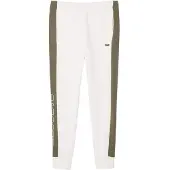 Lacoste Heren Sweatbroek Kleurblok (Crème)