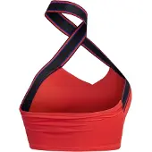 Speedo Bikinitop met halternek en logo voor dames (Lichtroze)