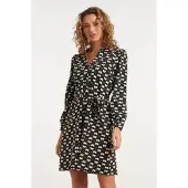 Smashed Lemon 24818 grafisch geprinte travel kwaliteit jurk |