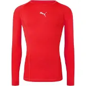 Puma Heren Liga Langsleeve T-shirt (Rood)