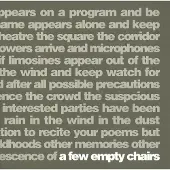 Import A Few Empty Chairs