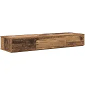 vidaXL studiobureau Eikenhout 152 x 40 x 19,5 cm Bewerkt hout