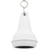 Combicraft Hotel sleutelhanger Mayfair met open onderkant 41x70mm wit - 50 stuks