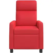 vidaXL Massage Relaxstoel Rood Kunstleer