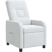 vidaXL Recliner Wit Stof