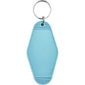 Combicraft Blanco Hunter hotel sleutelhanger 45x88mm licht blauw - 5 stuks