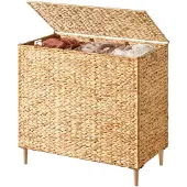 Songmics Wasmand – Naturel – 76 x 40 x 70 cm
