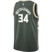 Nike Antetokounmpo Milwaukee Bucks basketbalshirt voor kinderen (Firma)