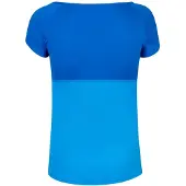 Babolat Meisjes Play Boot Hals T-shirt met Afgeschermde Mouwen (Blauwe Aster)