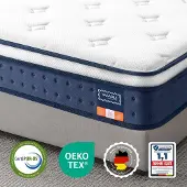 Songmics Matras – Blauw – 200 x 140 x 20 cm