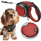 DOGNESS Automatische Hondenriem 4m (M) met LED-lampje tot 20kg
