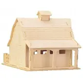 Sea-Land Houten 3D Puzzel Boerderij P070 - Bouw je eigen model!