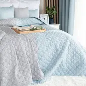 Markizeta Molly Dekoratieve Plaid 170x210 cm Lichtblauw