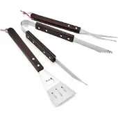 Semoic BBQ RVS Barbecue Grill Driedelige Set