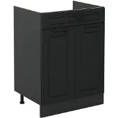 Vicco Keukenonderkast R-Line Antraciet landelijk/Antraciet 60 cm met lade zonder werkblad, Model 61077