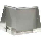 vidaXL Keermuur 50 x 50 x 30 cm Roestvrij staal zilver