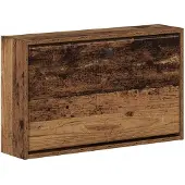 vidaXL Wandgemonteerde Schoenenkast BREDA 71 x 17 x 43 cm Bewerkt hout