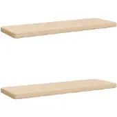 vidaXL 2-delige Bankkussens VUGHT 2 st 100% Polyester Crèmekleurig