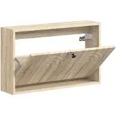 vidaXL Wandgemonteerde Schoenenkast ALKMAAR 71 x 17 x 43 cm