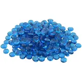 vidaXL Glasnugget 17-19 mm Hemelsblauw Glas