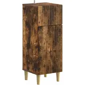 vidaXL Badkamer Opbergkast ARNHEM Gerookt eiken 30 x 31 x 80 cm