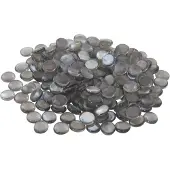 vidaXL Glasnugget 17-19 mm Paarsgrijs Glas