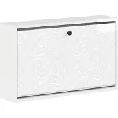 vidaXL Wandgemonteerde Schoenenkast DELFT 71 x 17 x 43 cm Bewerkt hout