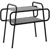 vidaXL Salontafel Grijs Sonoma 60 x 30 x 51 cm Bewerkt hout