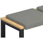 vidaXL Bankkussen 2 st Textured Velvet Donkergrijs Diepte 35 cm