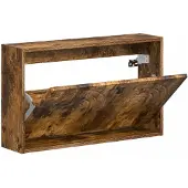 vidaXL Wandgemonteerde Schoenenkast ALKMAAR 71 x 17 x 43 cm